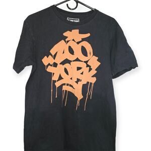 Zoo York  T-shirt Black Medium Graphic Skater Skate Tee Cotton Vintage